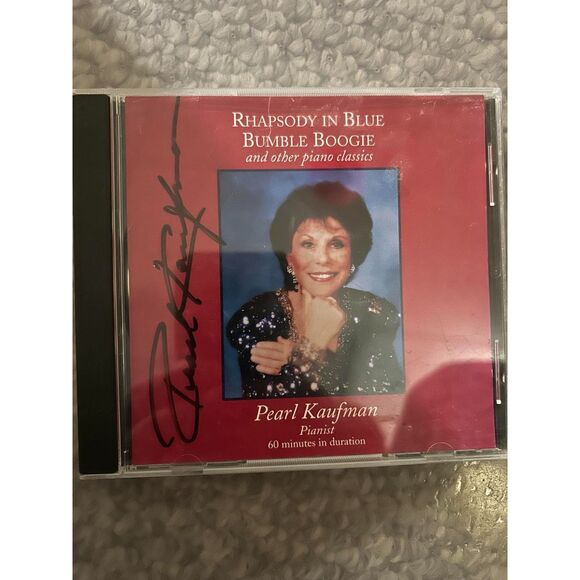 Autographed Rhapsody in Blue Bumble Boogie Other Piano Classics Kaufman, Pearl - Picture 1 of 2